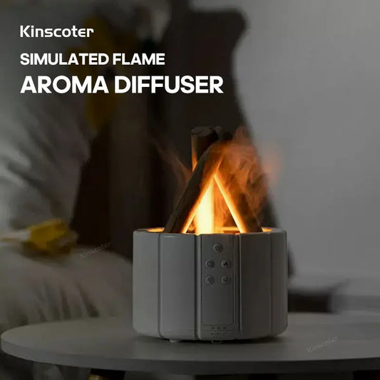 Simulated Flame Aroma Diffuser