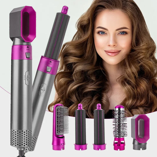 5 In 1 Hairdryer with Comb, Styling Tool