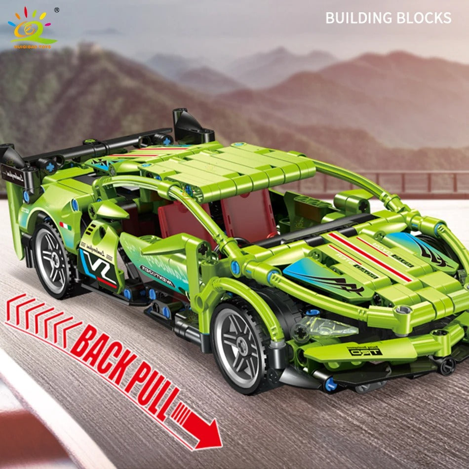 DIY Racing Car Building Blocks